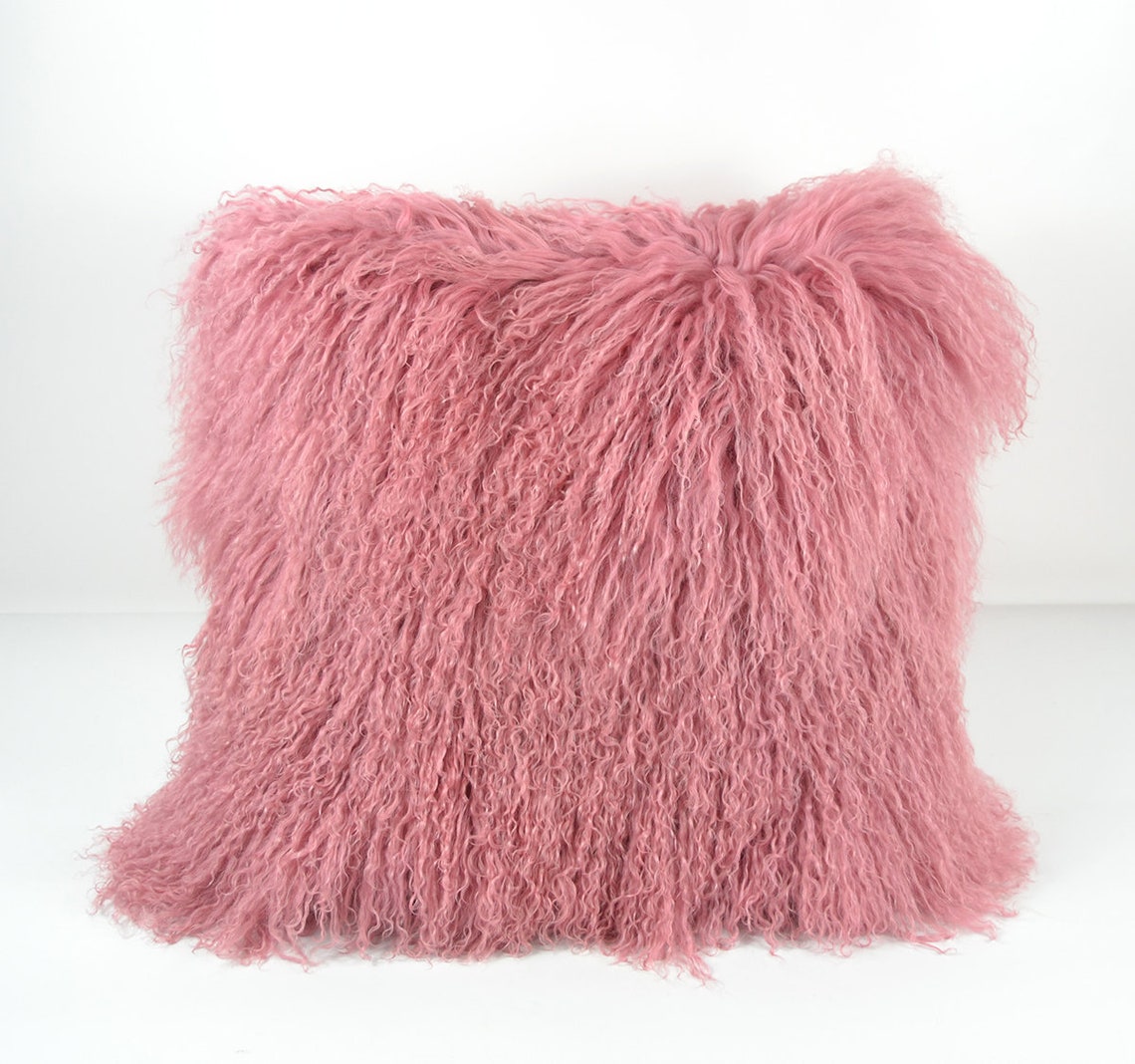18 X 1845cmx45cm Real Tibetan Lamb Fur Pillow Etsy