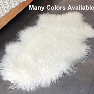 Tibetan / Mongolian Lamb Fur Pelt - Many Colors Available