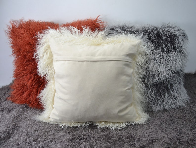 18 X 1845cmx45cm Tibetan Lamb Fur Pillow Cover Etsy