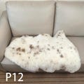 Natural Spotted Curly Lamb Fur Pelt – Genuine Sheepskin Hide, Soft & Luxurious Rug or Throw for Home Decor product logo