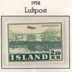 MNH Iceland 1952 Luftpost Complete Set C27-C29 Xrta Fine CV 67.00