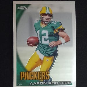 2010 Aaron Rogers Green Bay Packers NFL Gem/Mint Topps Chrome Card #C124