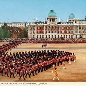 Reino Unido GB 1979 FDC Tarjeta Postal Sg 1087 9p QE2 Tarjeta Postal Estampada. Coulor Gaurd Gran Bretaña a Estados Unidos