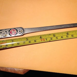 Vintage EKA Sweden Letter Opener/Folding Knife Stainless, Viking inspired runes and dragons, Circa 1950s