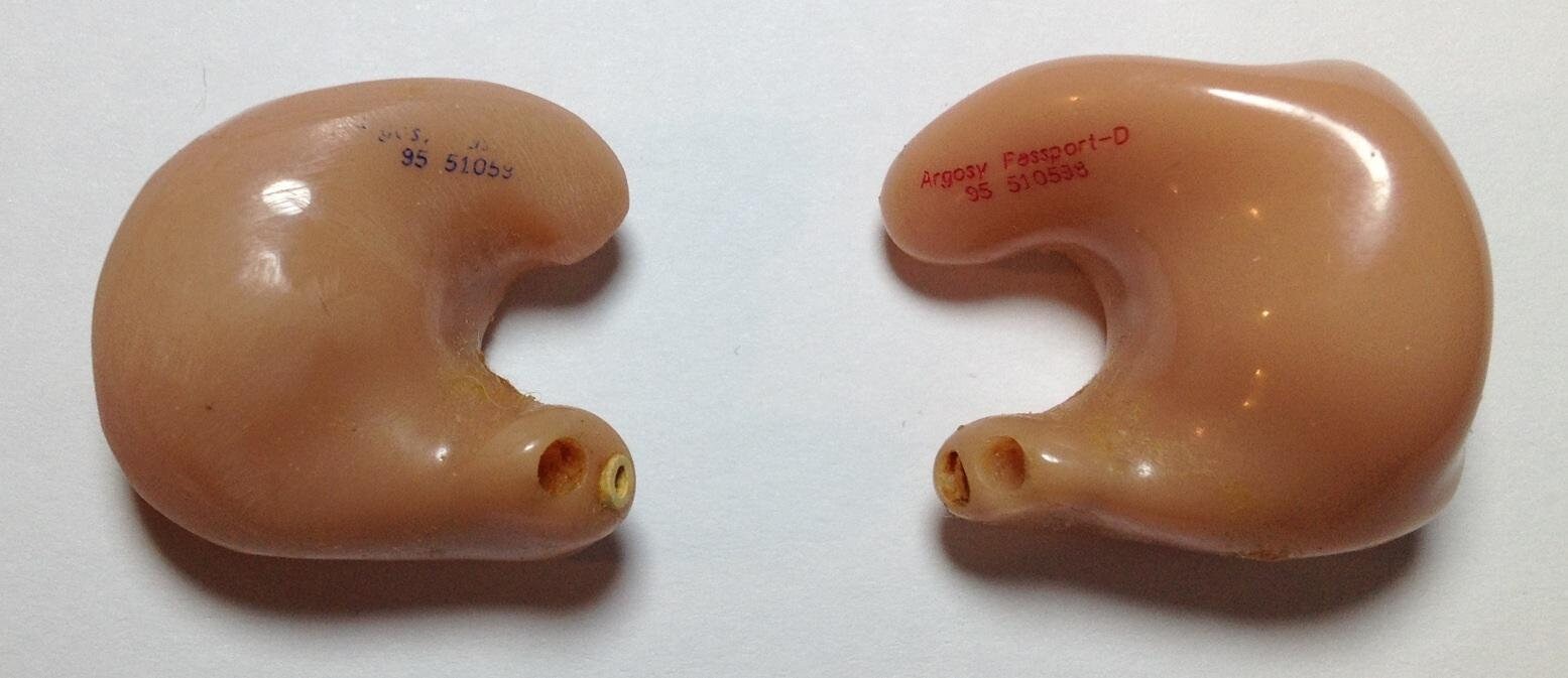 Argosy Passport Pair Both Ears ITE Vintage Hearing Aids Size Etsy