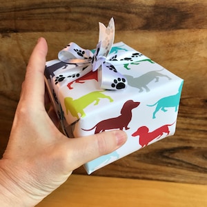Dackel Geschenkverpackung • Bunte dicke 20 "X 29" Verpackung Sheets • Weiner Hund Geschenkverpackung • Dackel Geschenkverpackung • Furbaby Geschenk • Hundegeburtstag