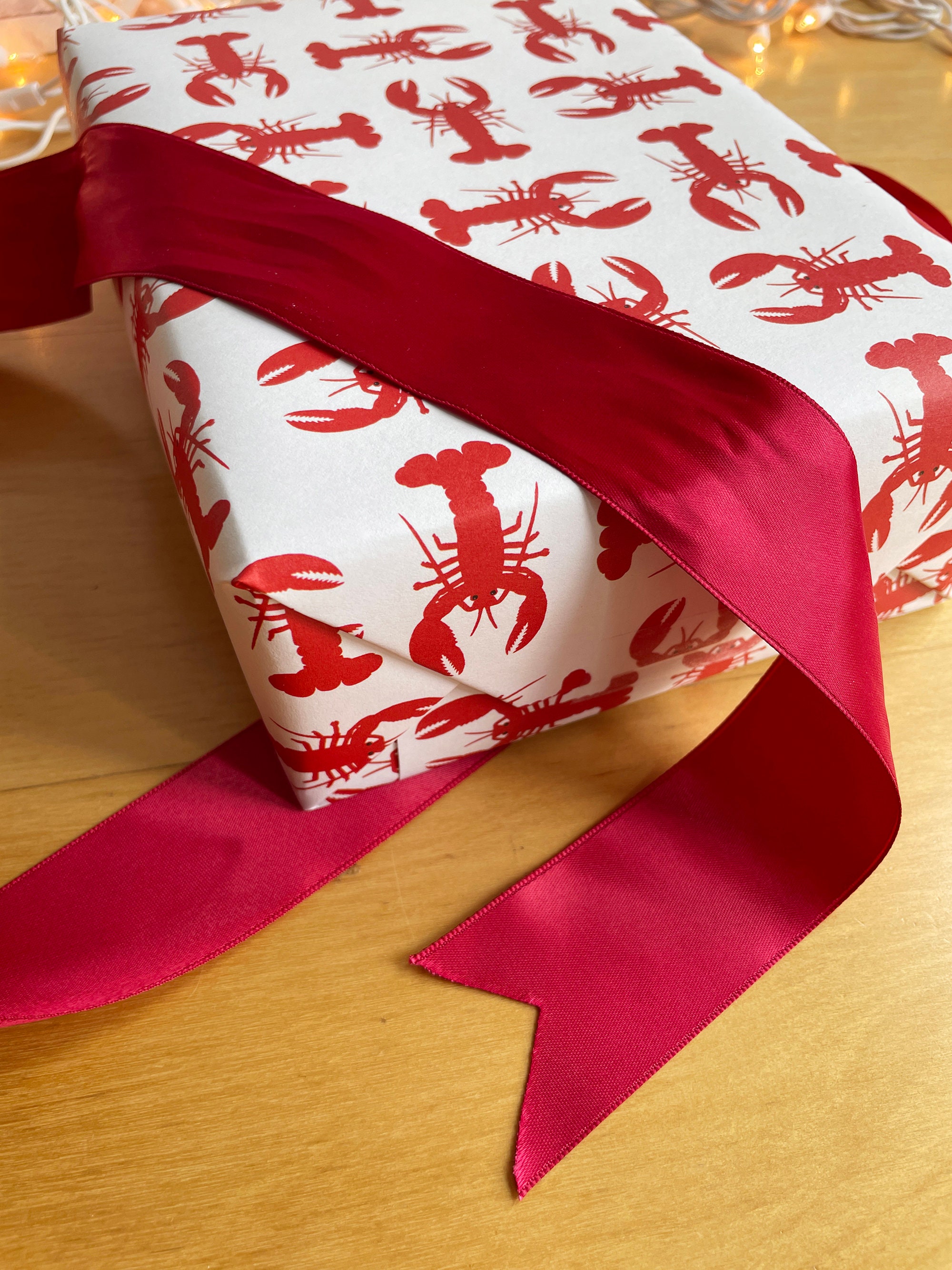 Lobster Giftwrap Thick High Quality 20X29 Wrapping Sheets Crustacean