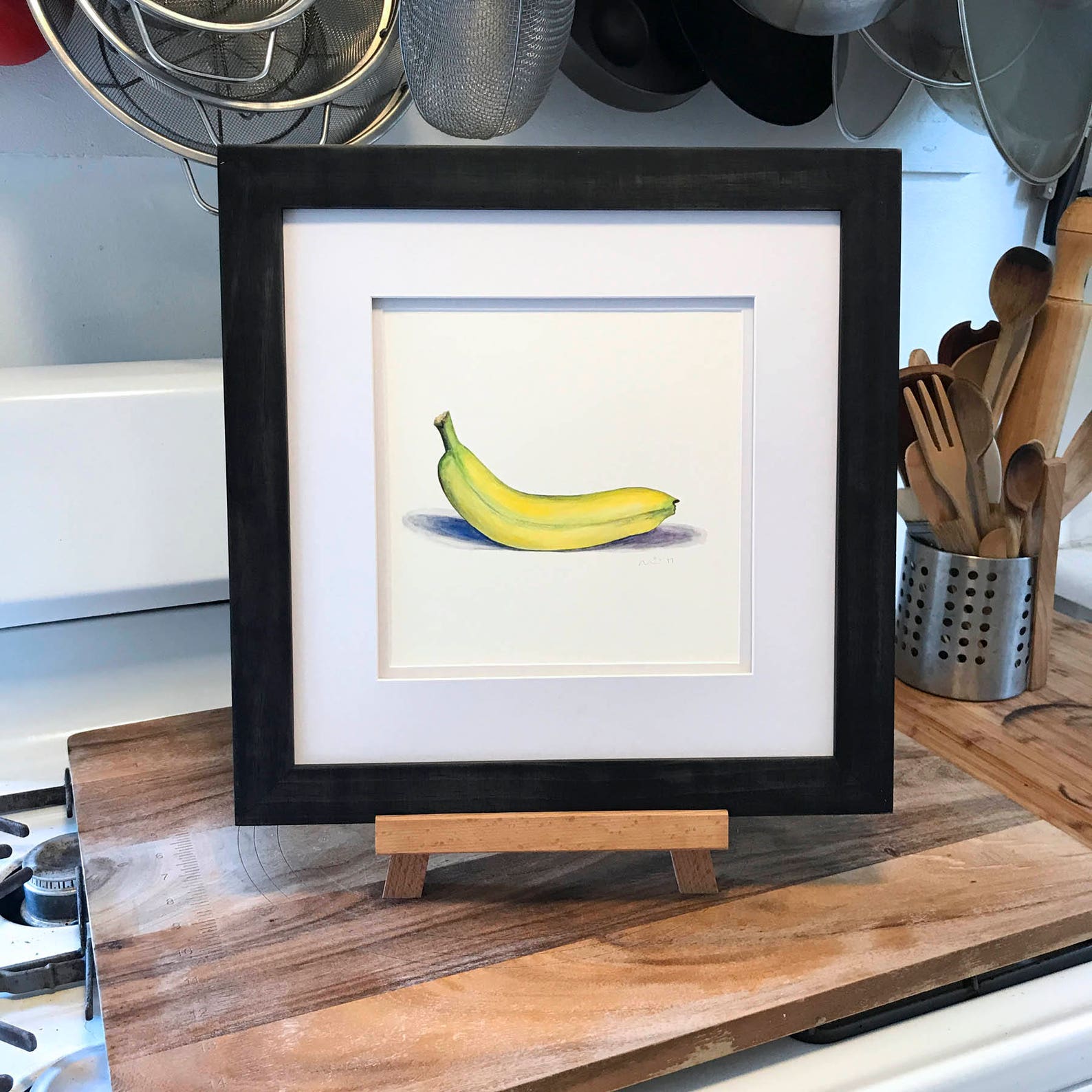 Banana Food Art Gouache Giclee Print Fine Art Print Micki Etsy