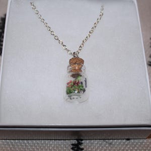 Dried Flower Terrarium Necklace