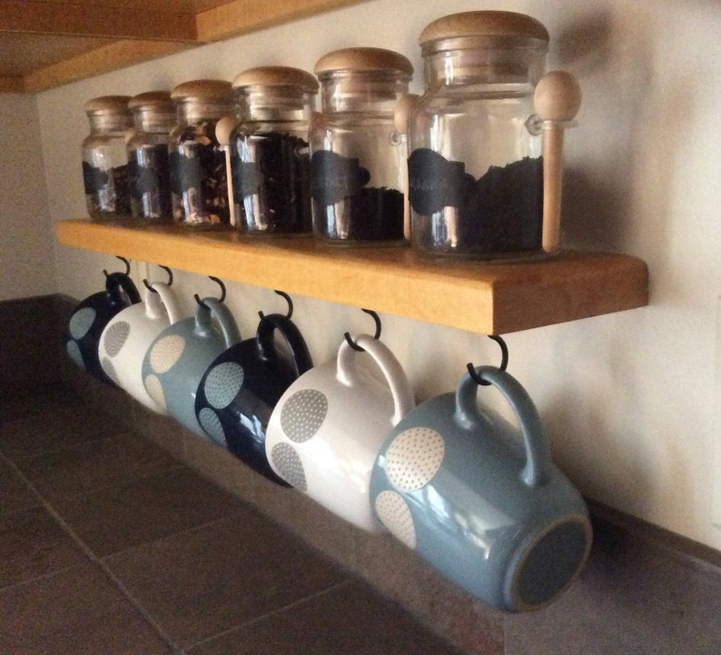 Floating Tea Shelf Etsy