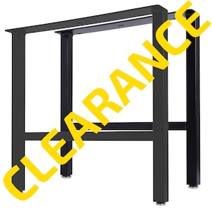 H-Frame Metal Table Legs (Set of 2) – Ready to Ship, 10"–35" Heights for Desks, Benches & Tables