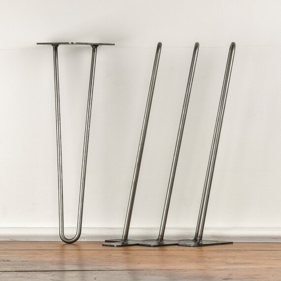 4x Original 2 Rod Hairpin Leg Raw Unpainted 6 To Etsy