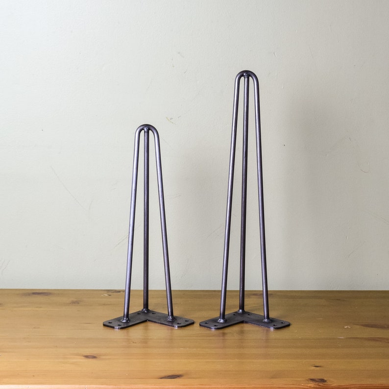 1x 3 Rod Hairpin Leg Rawunpainted 6 To 36 Etsy