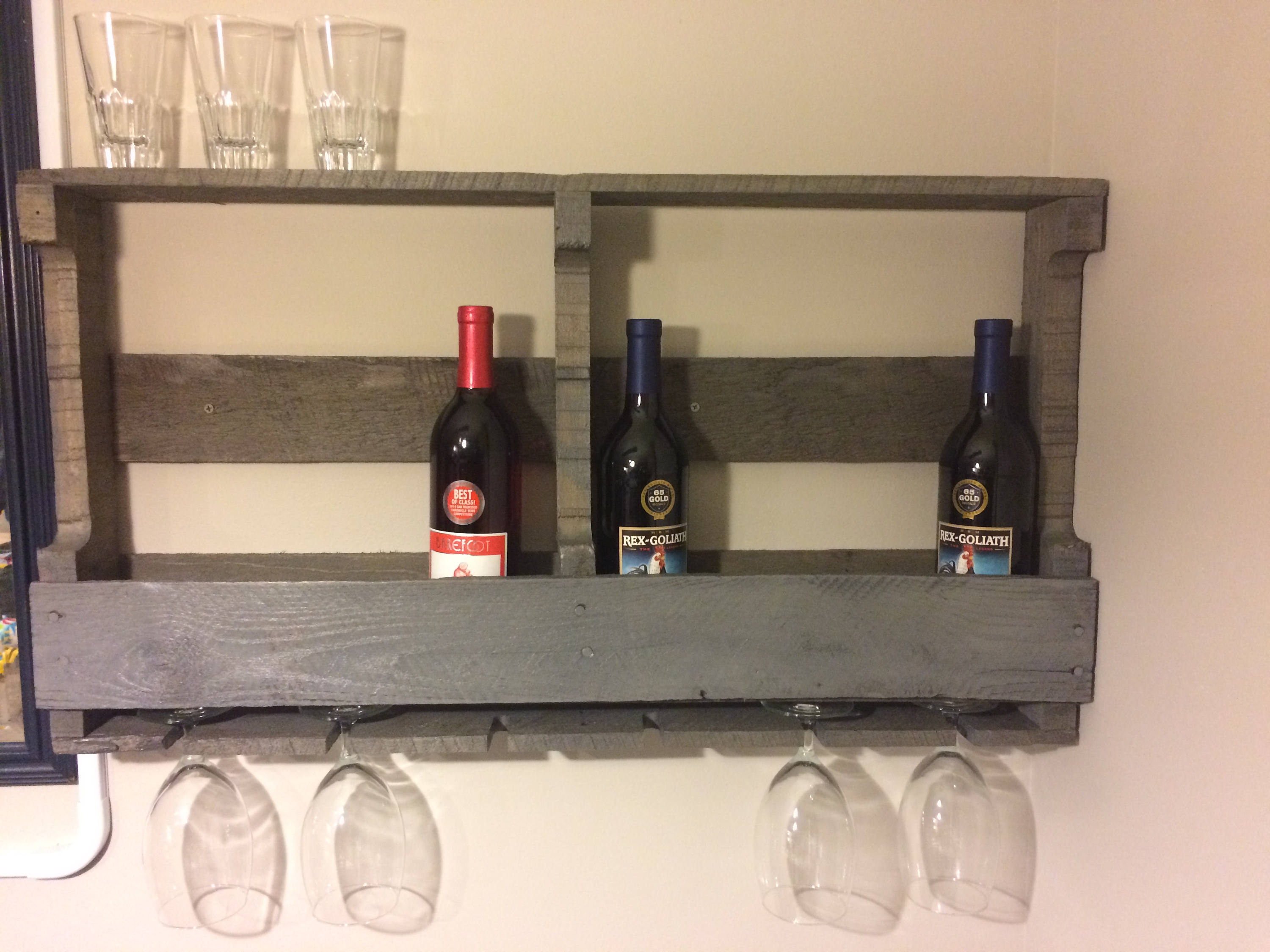 Pallet Wine Rack Etsy