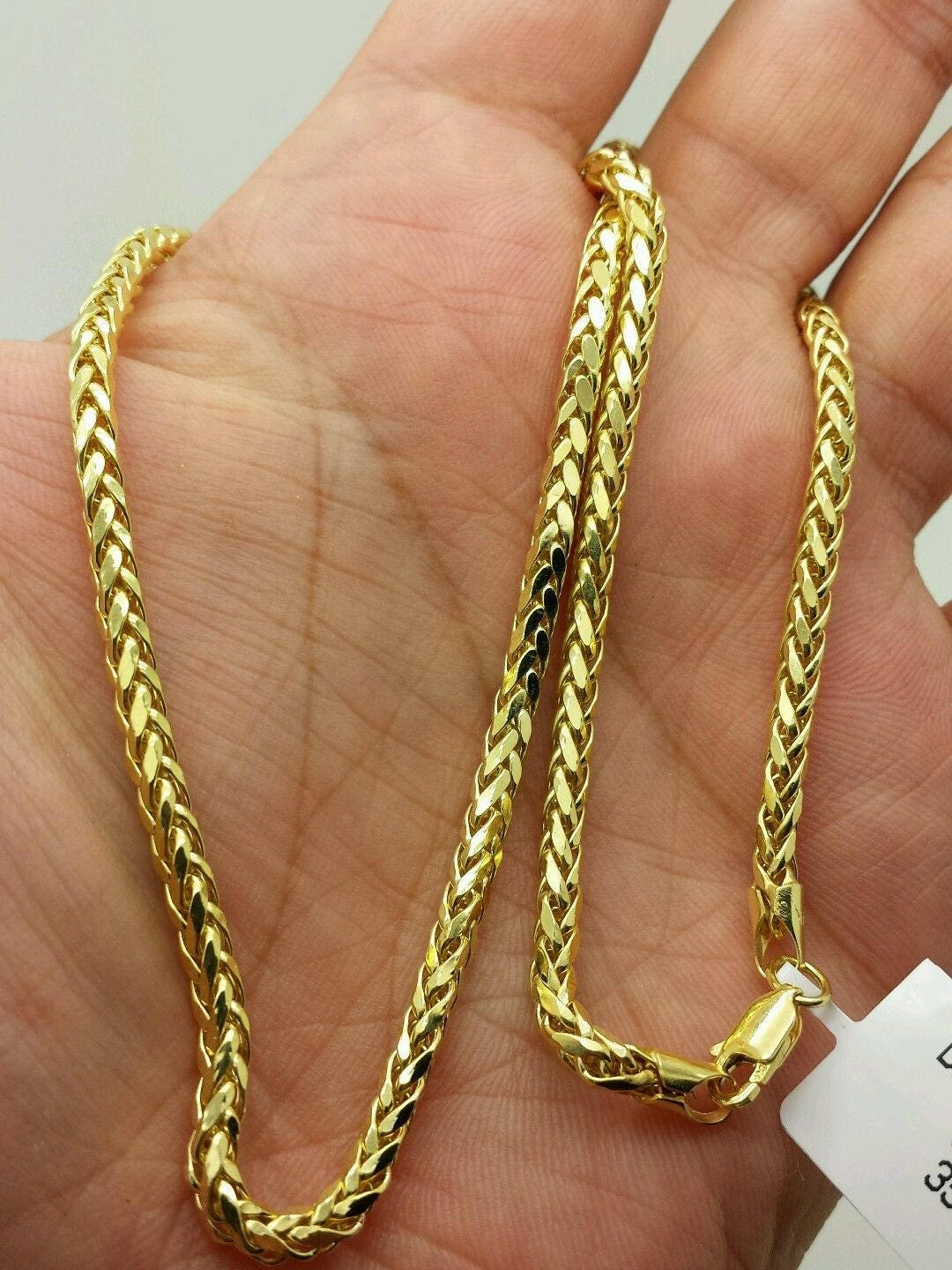14k Yellow Gold Round Diamond Cut 