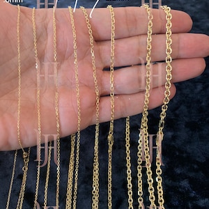 海外ブランドアウトレット通 Gold Yellow Solid 14k High Pendant Link Cable Polish アクセサリー