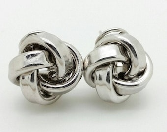[STONE HENgE] 925silver☆Love Knot N0098 Earrings Rain-Jewelry-Silver-Wire-Love-