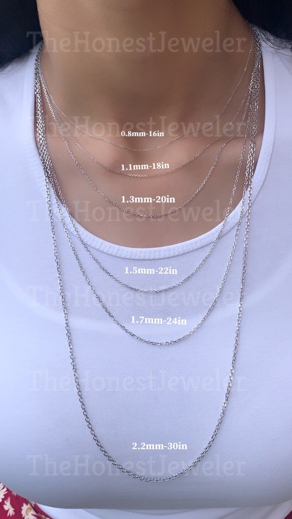 14K Yellow Gold 1.1mm Flat Cable Chain - Various Sizes 14K Yellow Gold 1.1mm Flat Cable Chain - Various Sizes
