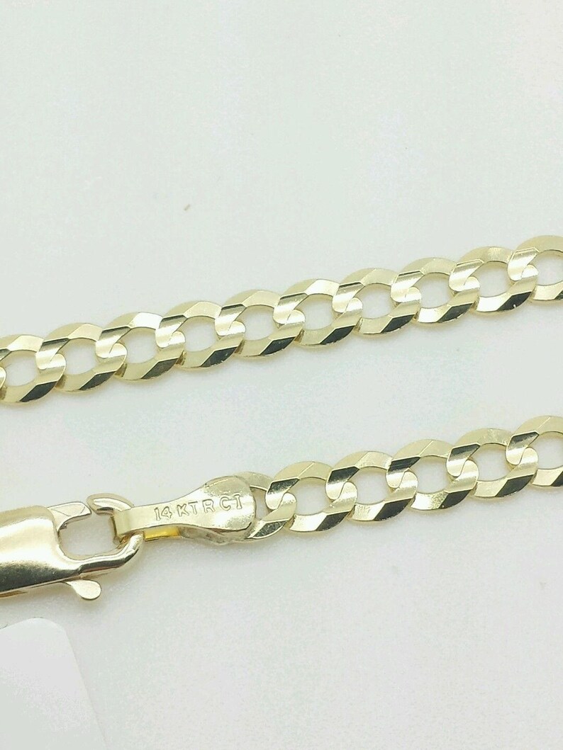 Cuban Link Chain For Sale >> 14k Solid Yellow Gold High Polish Cuban Curb Link Chain Etsy Cuban Link Chain For Sale >> 14k Solid Yellow Gold High Polish Cuban Curb Link Chain Etsy