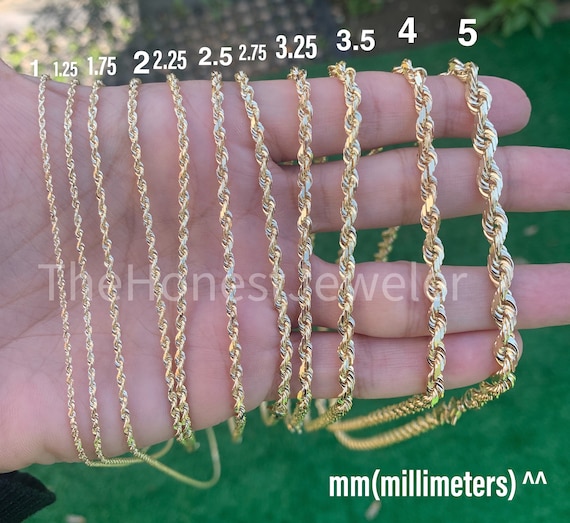 Buy Gold Necklace Extender, 14K Gold Filled, Rope Chain, 2, 3, 4, or 5  inches Online at desertcartKUWAIT