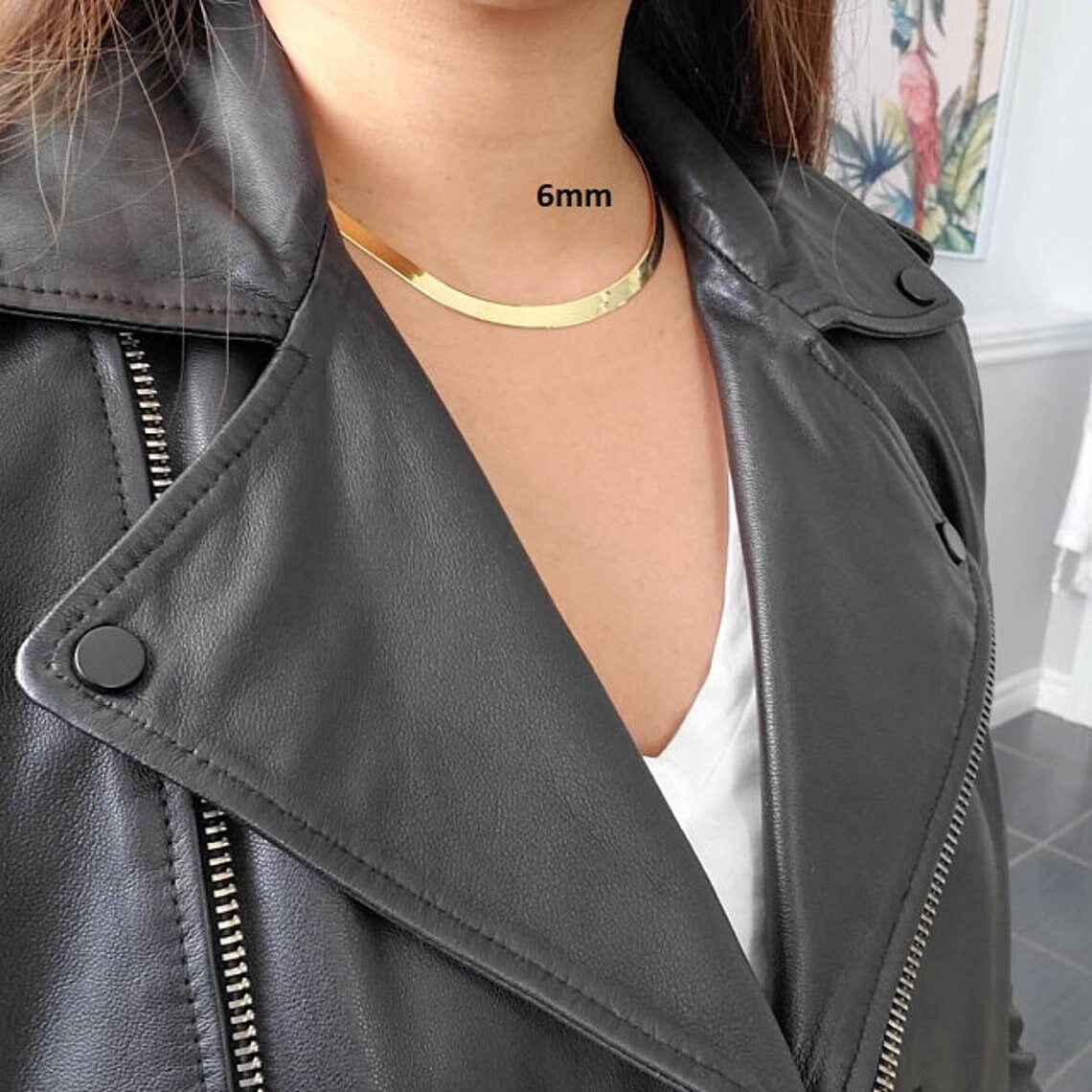 14k Solid Yellow Gold High Polish Herringbone Necklace Chain 1620 3mm 4mm,  4.7mm, 6mm, Multi-strand Layering Necklace/ Chain/best Selling 