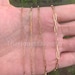 14k Solid Yellow, White, Rose Gold Link Necklace, Wire Paperclip Chain, Rectangular Layering Necklace, Bracelet,Anklet,1.5mm,2mm,2.5mm,2.7mm