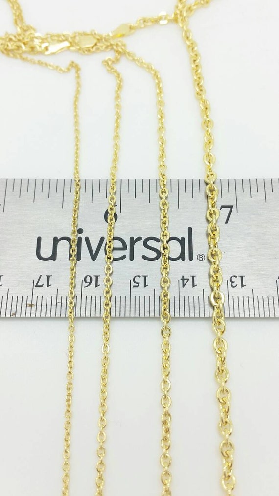 3.3 Feet 10mm Cable Chain, 24K Gold Plated Cable Chain, Gold Chain, Shiny  Gold Large Link Chain, Necklace Chain, Bracelet Jewelry Chain, LC2 -   Denmark
