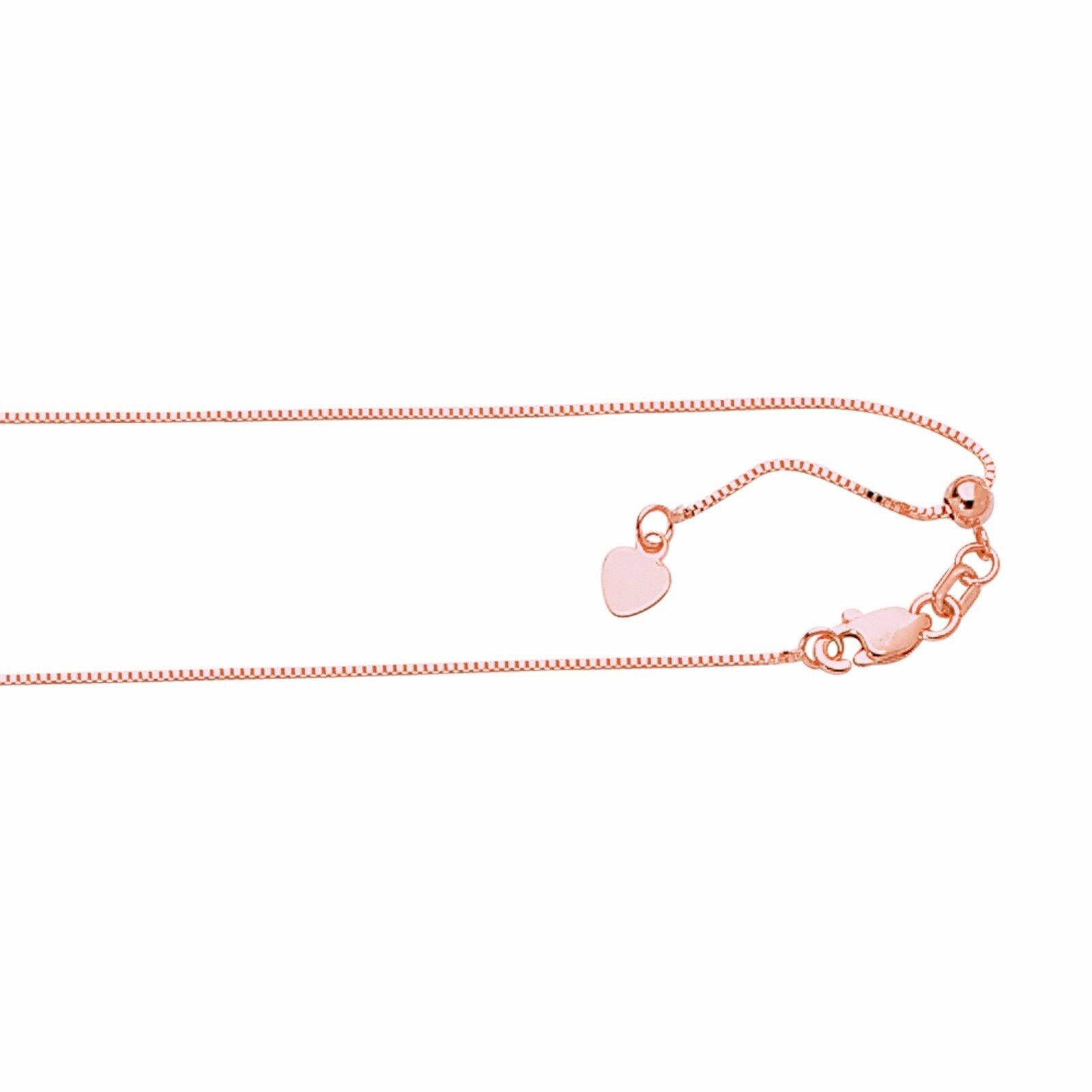Rose gold adjustable necklace sale