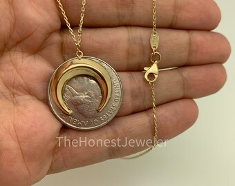 Pound coin necklace sale tiktok
