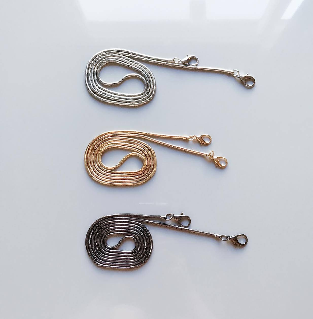 Bag Chain Strap for Handbag Shoulder Bag Replacement Snake Chain 120 Cm X 3 Mm Etsy Australia