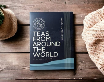 Teas From Around The World Gift Box | Tea Lover Gift | Global Tea Sampler | Christian Gift Ideas | Tea Travel | Tea Discovery | Tea Sampler