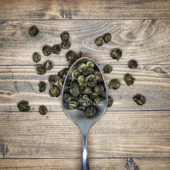 Jasmine Phoenix Pearls Tea Green Tea Loose Leaf Green Tea Etsy