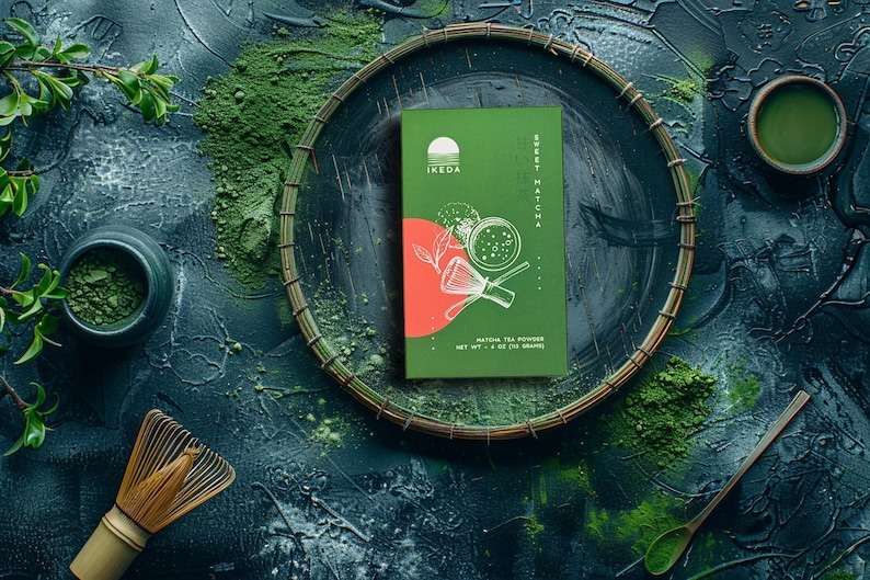 Sweet Matcha Green Tea | Authentic Japanese Matcha with Cane Sugar | Perfect for Lattes | Creamy & Sweet Flavor image 6