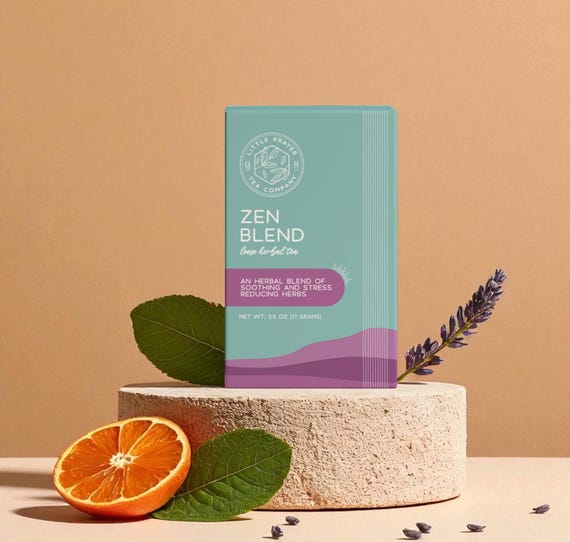 Zen Tea | Relaxing Tea | Herbal Tea | Stress Relief Tea | Calming Tea | Tea Lover Gift