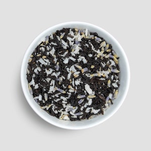 Vanilla Lavender Tea | Black Tea | Lavender Tea | Coconut Tea | Tea Lover Gift | Relaxing Tea | Afternoon Tea | Floral Tea