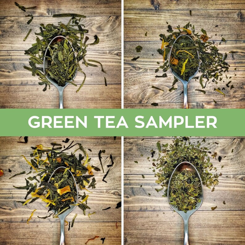 Green Tea Samples Green Tea Sample Pack 4 of our most Etsy