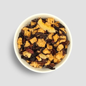 Pina Colada Tea | Tropical Tea | Fruit Tea | Herbal Tea | Iced Tea | Vacation Tea | Caffeine Free Tea | Tea Lover Gift