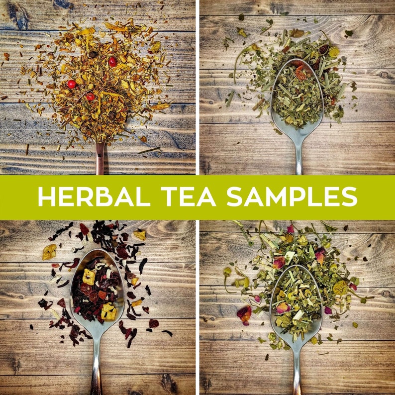 Loose Leaf Herbal Tea Sampler Herbal Tea Sampler Pack Pina Etsy