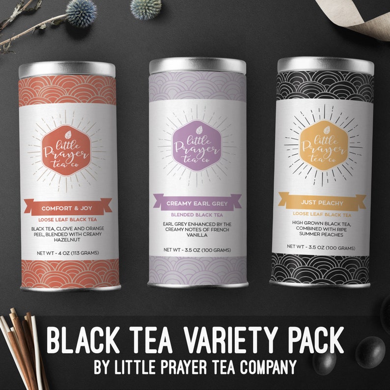 Black Tea Variety Pack Black Tea Assortment Etsy