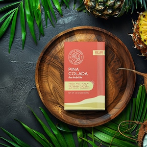 Pina Colada Tea | Tropical Tea | Fruit Tea | Herbal Tea | Iced Tea | Vacation Tea | Caffeine Free Tea | Tea Lover Gift
