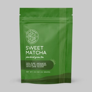 Sweet Matcha Green Tea | Authentic Japanese Matcha with Cane Sugar | Perfect for Lattes | Creamy & Sweet Flavor Sample