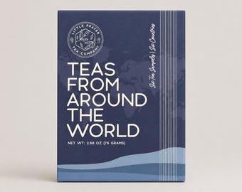 Teas From Around the World Gift Box – Global Tea Sampler Set – Travel Tea Gift – Christian Gift for Tea Lovers – Unique Tea Variety