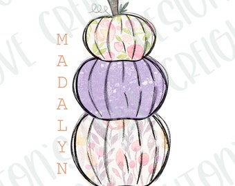 Kids pumpkin sublimation designs - girls fall png - pumpkin sublimation design - fall digital designs - fall digital download - pumpkins