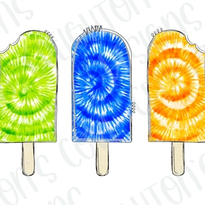 Toddler summer sublimation designs-Popsicle png-summer png-kids clipart-kids sublimation designs summer-tie dye popsicle digital download