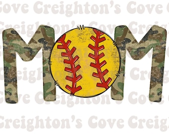 Softball Mama PNG | Softball Camo | softball Doodle Schriftart | Softball PNG-Datei | Softball Mama | Softball Shirt Design | Softball Spieltag