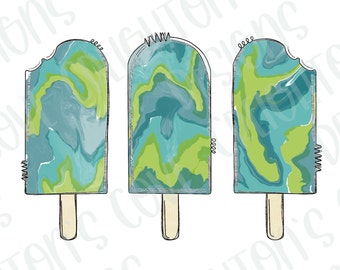 Kleinkind Sommer Sublimation Designs-Eis am Stiel png-Sommer PNG-Kinder Clipart-Kinder Sublimation Designs Sommer-Tie Dye Eis am Stiel digitaler Download