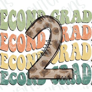 Second grade PNG, 2nd grade sublimation designs, back to school, digital download, first day of school shirt designs, school shirt designs