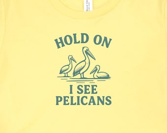 Funny Pelican Beach T-Shirt: Coastal Bird Lover Unisex Tee