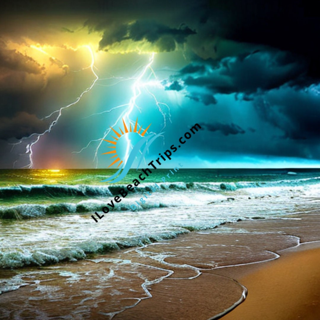 Retro Beach Scenes Wall Art Prints Coastal Prints California Etsy