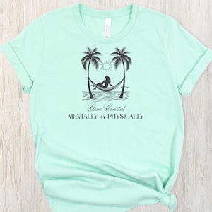 Gone Coastal T-Shirt: Funny Beach Trip Tee - Summer Vacation Humor